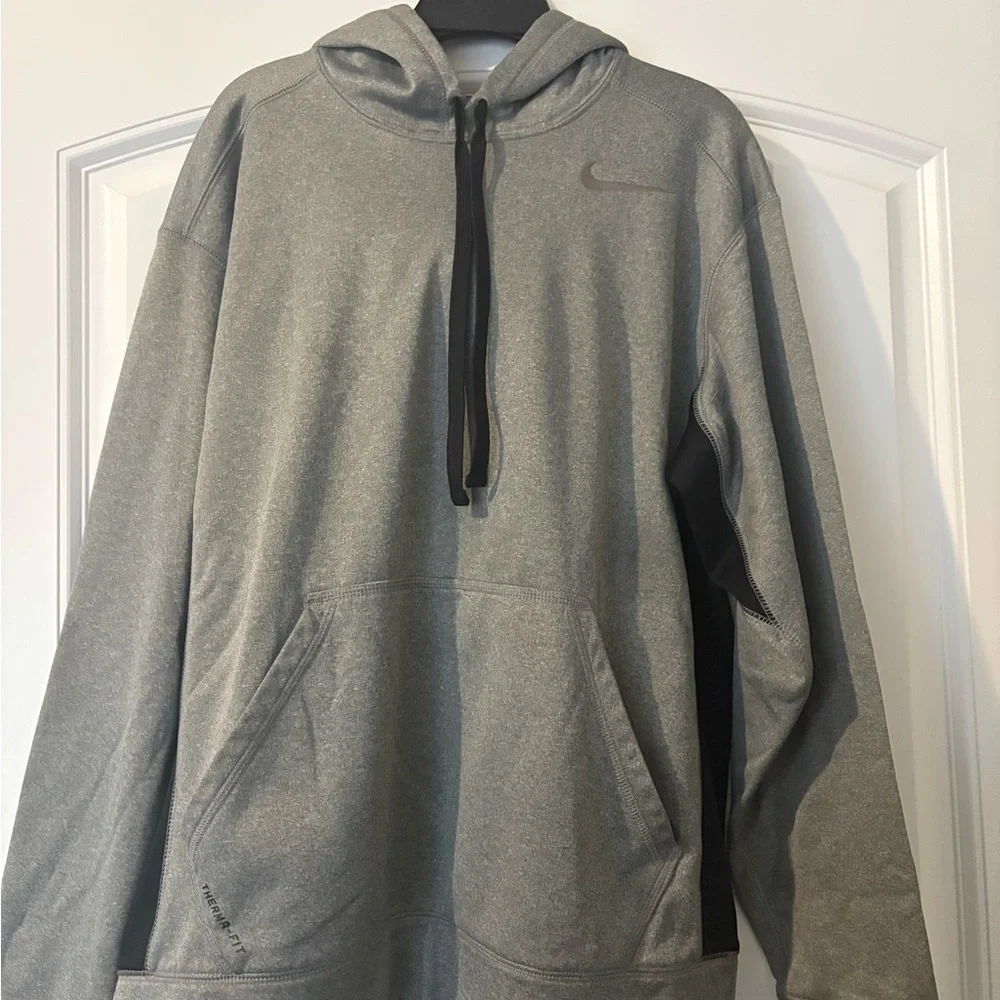 Gray Nike Therma- Fit Hoodie - Picture 1 of 2
